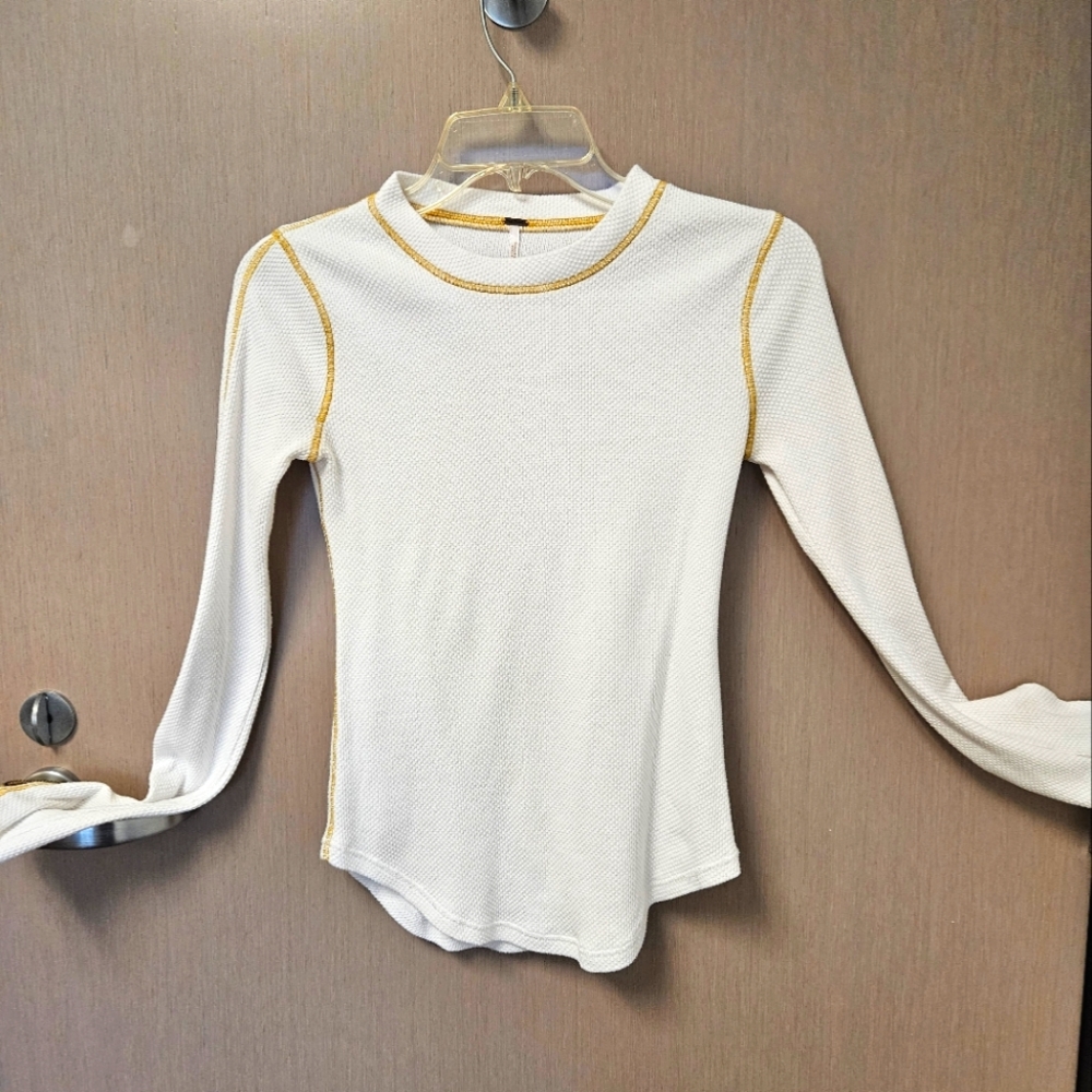 FREE PEOPLE Stitched Top